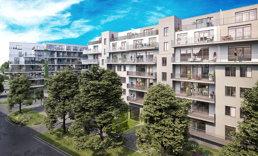Pronájem vybavené novostavby bytu 2+kk 68,76m2 + lodžie 7m2 v novostavbě, Šantova, Olomouc