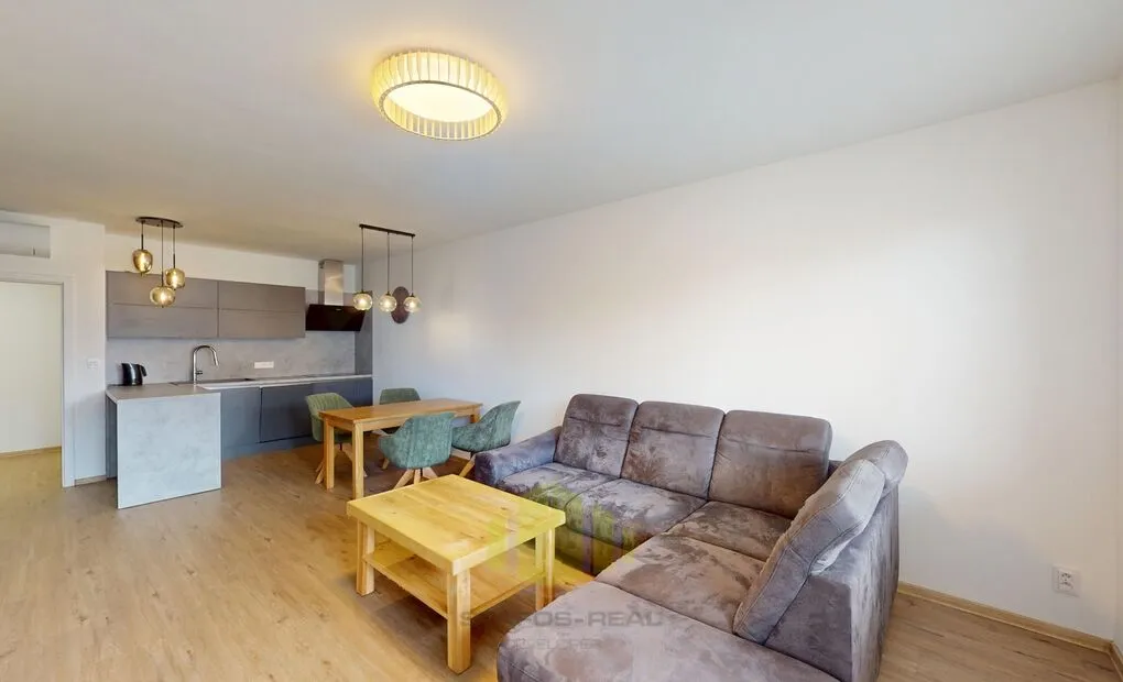 Pronájem vybavené novostavby bytu 2+kk 68,76m2 + lodžie 7m2 v novostavbě, Šantova, Olomouc