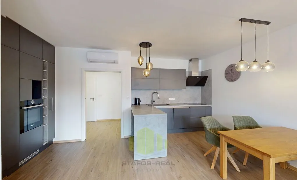 Pronájem vybavené novostavby bytu 2+kk 68,76m2 + lodžie 7m2 v novostavbě, Šantova, Olomouc