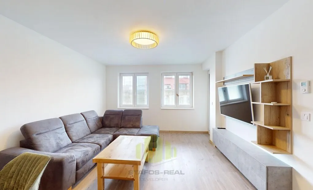 Pronájem vybavené novostavby bytu 2+kk 68,76m2 + lodžie 7m2 v novostavbě, Šantova, Olomouc