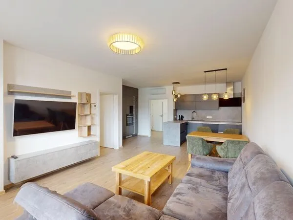 Fotografie nemovitosti - Pronájem vybavené novostavby bytu 2+kk 68,76m2 + lodžie 7m2 v novostavbě, Šantova, Olomouc