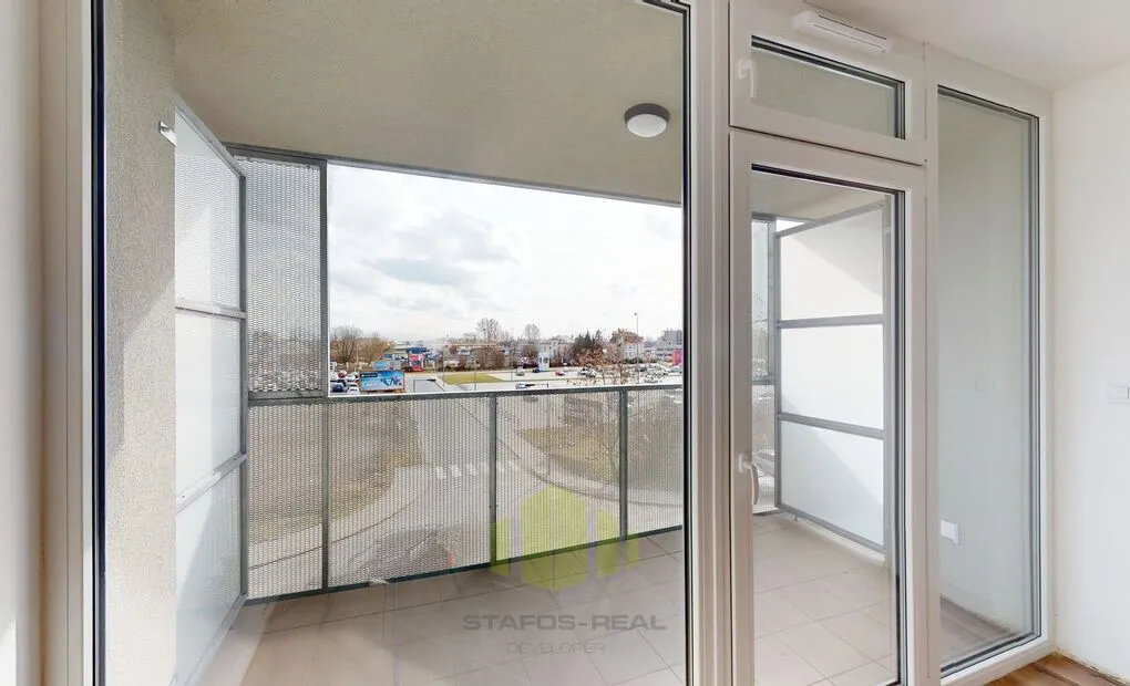 Pronájem novostavby UJ 1+kk 27,22m2 + balkon 6,35m2 v novostavbě, Bydlení Šantova, Olomouc