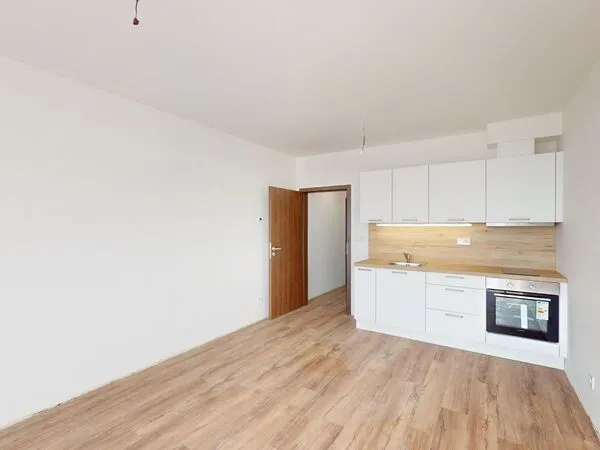 Fotografie nemovitosti - Pronájem novostavby UJ 1+kk 27,22m2 + balkon 6,35m2 v novostavbě, Bydlení Šantova, Olomouc