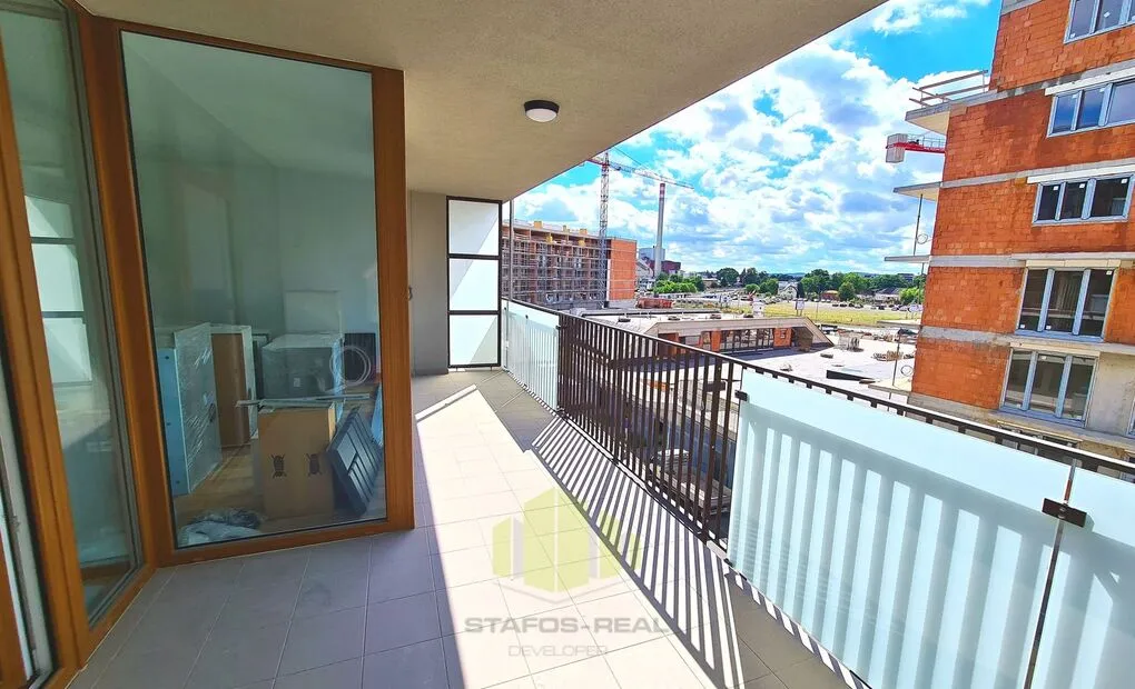 Pronájem novostavby bytu 2+kk 60m2 + lodžie 16m2, Šantova, Olomouc