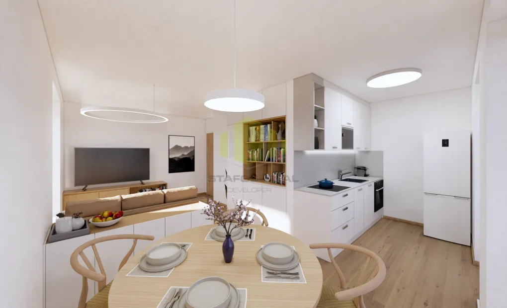 Prodej bytu 2+kk, 47.74 m2 s balkónem 7.65 m2 na ulici Mánesova, Lipník nad Bečvou