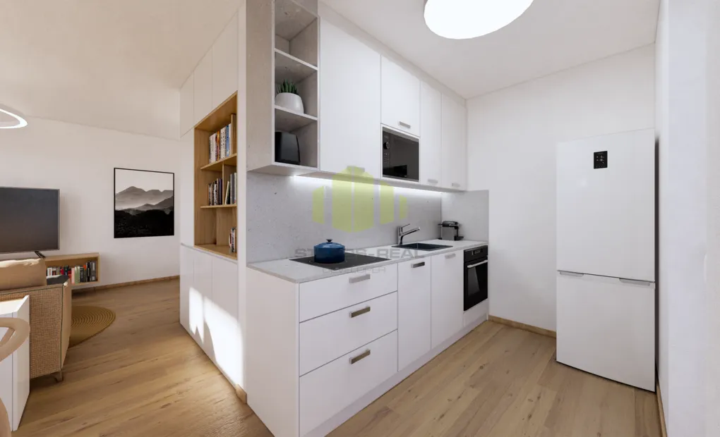 Prodej bytu 2+kk, 47.74 m2 s balkónem 7.65 m2 na ulici Mánesova, Lipník nad Bečvou