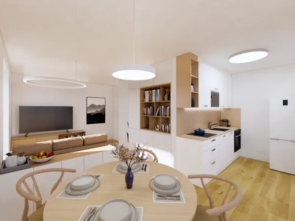 Fotografie nemovitosti - Prodej bytu 2+kk, 47.74 m2 s balkónem 7.65 m2, Mánesova, Lipník nad Bečvou