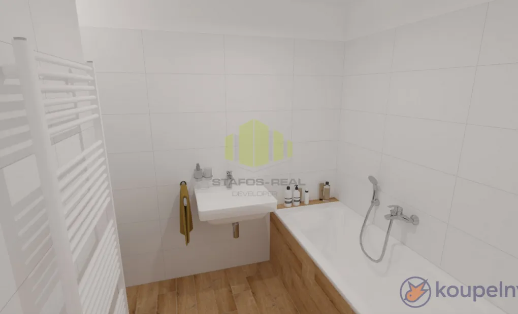 Prodej bytu 3+kk, 65.11 m2 s balkónem 8.55 m2, Mánesova, Lipník nad Bečvou