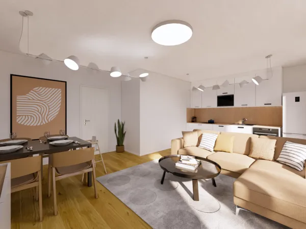 Fotografie nemovitosti - Prodej bytu 3+kk, 65.11 m2 s balkónem 8.55 m2, Mánesova, Lipník nad Bečvou