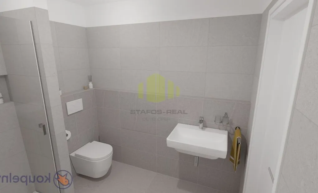 Prodej bytu 2+kk, 50.46 m2 s balkónem 8.55 m2 na ulici Mánesova, Lipník nad Bečvou