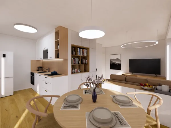 Fotografie nemovitosti - Prodej bytu 2+kk, 49.98 m2 s balkónem 8.83 m2, Mánesova, Lipník nad Bečvou