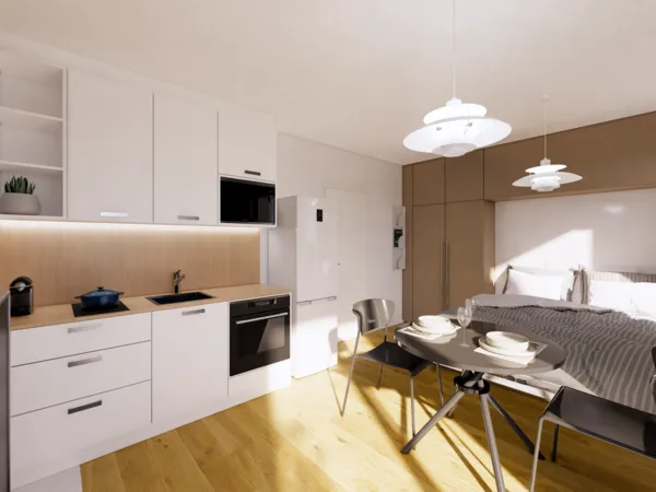 Fotografie nemovitosti - Prodej bytu 1+kk, 25.4 m2 s balkónem 4.65 m2, Mánesova, Lipník nad Bečvou