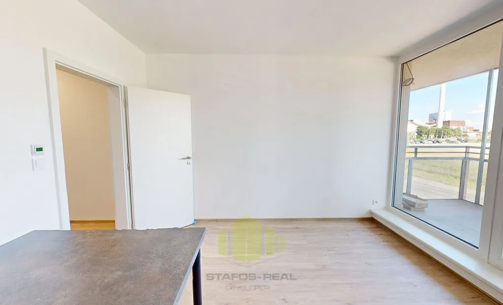 Pronájem novostavby bytu 1+kk 34,5m2 + lodžie 8,66m2 v novostavbě, Bydlení Šantova, Olomouc