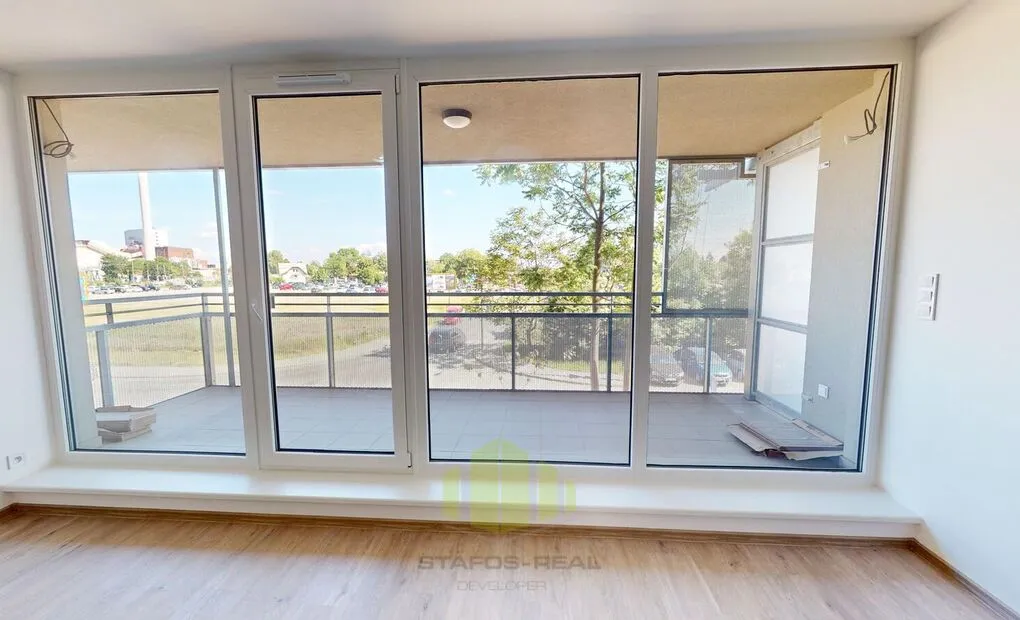 Pronájem novostavby bytu 1+kk 34,5m2 + lodžie 8,66m2 v novostavbě, Bydlení Šantova, Olomouc