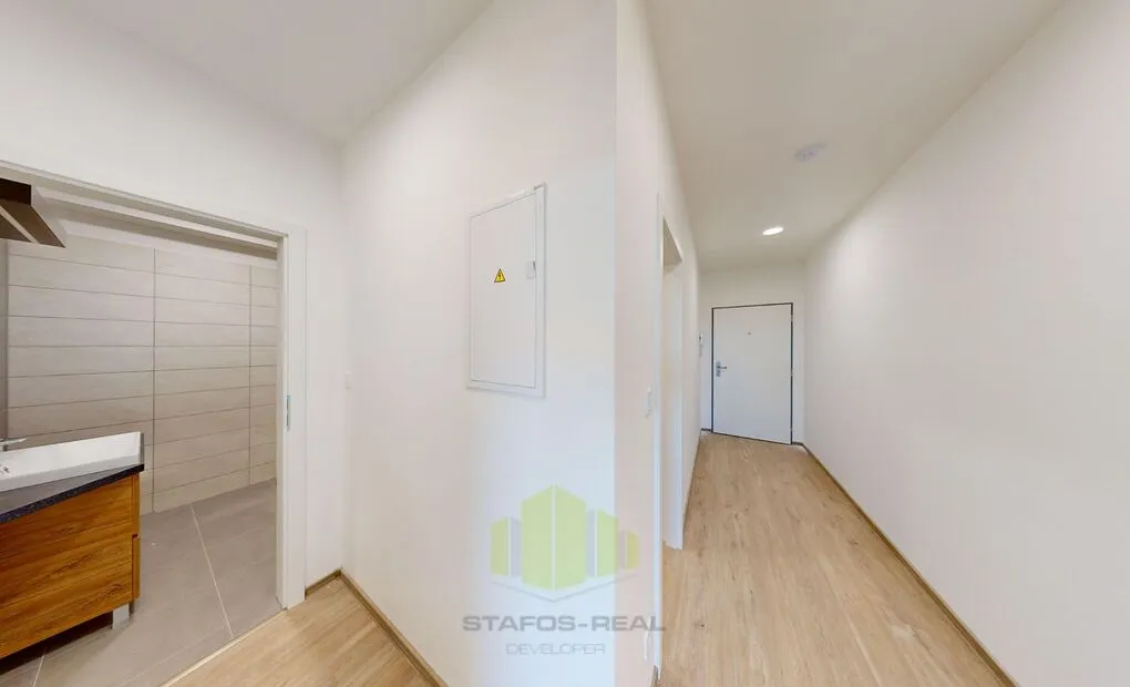 Pronájem novostavby bytu 1+kk 34,5m2 + lodžie 8,66m2 v novostavbě, Bydlení Šantova, Olomouc