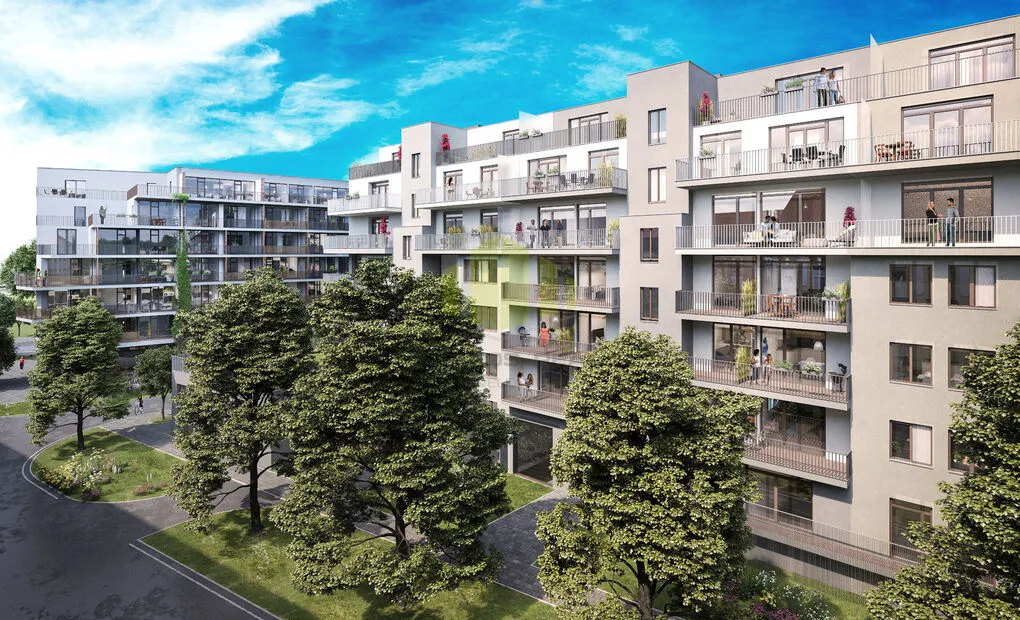 Pronájem novostavby ubytovací jednotky 2+kk 68,30m2 + lodžie 9,47m2 v novostavbě, Šantova, Olomouc