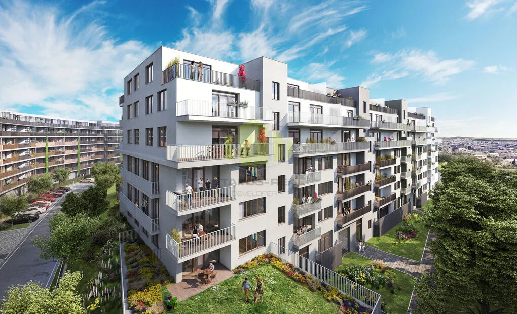 Pronájem novostavby ubytovací jednotky 2+kk 68,30m2 + lodžie 9,47m2 v novostavbě, Šantova, Olomouc