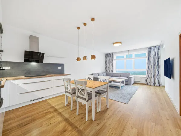 Fotografie nemovitosti - Prodej slunného bytu 3+kk s lodžií v novostavbě, Janského, Olomouc - Povel