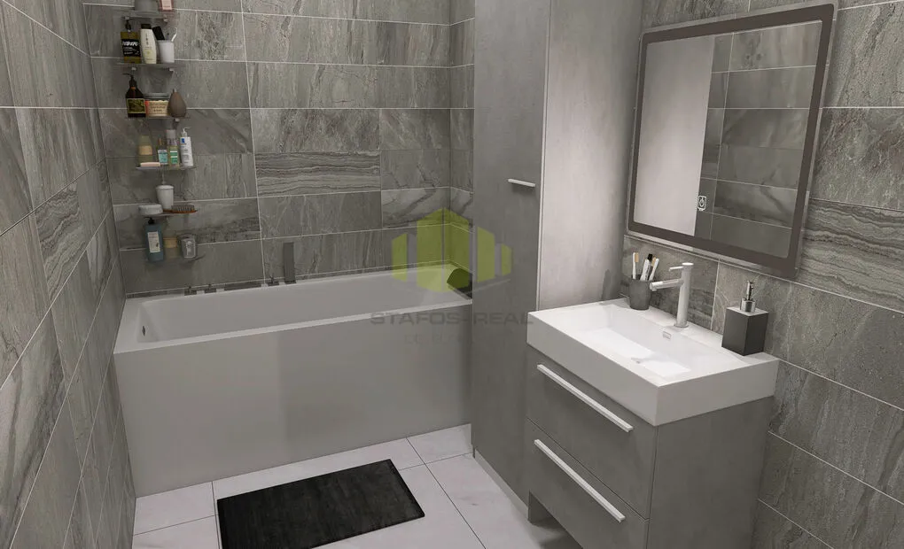 Pronájem novostavby bytu 2+kk 58,71 m2 + 9,48 m2 lodžie, Janského, Olomouc - Povel