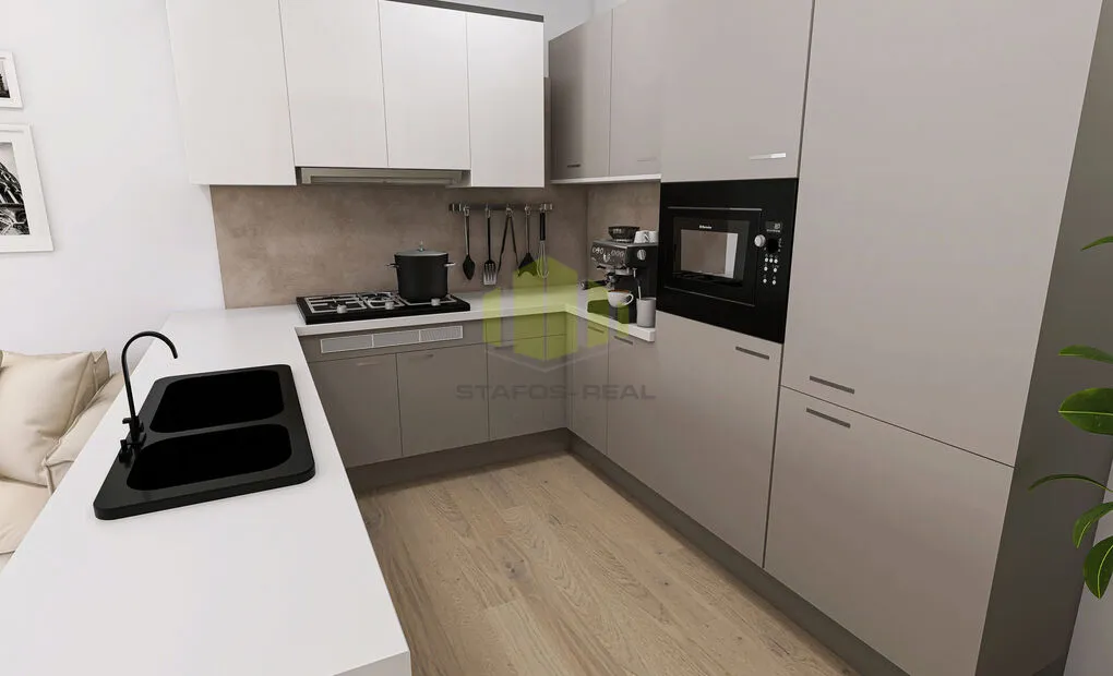 Pronájem novostavby bytu 2+kk 58,71 m2 + 9,48 m2 lodžie, Janského, Olomouc - Povel