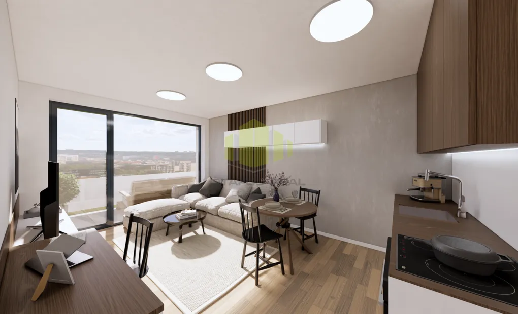 Prodej nadstandardního bytu 1+kk na ulici Jeremiášova o velikosti 32,28 m2 s lodžií 9,44 m2