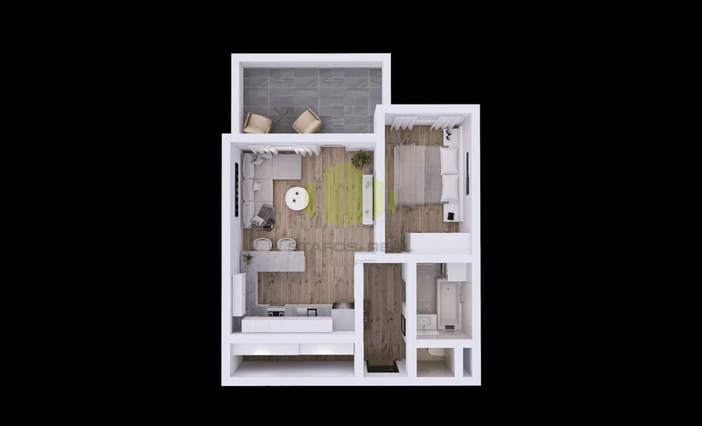 Pronájem moderního bytu 2+kk s lodžií, novostavba, Olomouc &ndash; Topolová (Slavonín)