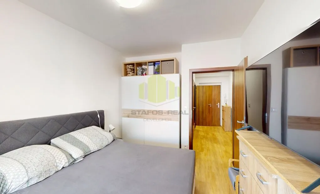 Pronájem novostavby bytu 2+kk 53,53 m2 + 9,11 m2 lodžie, Janského, Olomouc - Povel