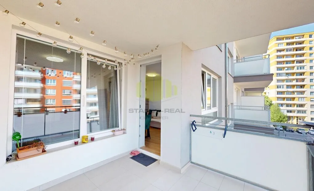 Pronájem novostavby bytu 2+kk 53,53 m2 + 9,11 m2 lodžie, Janského, Olomouc - Povel