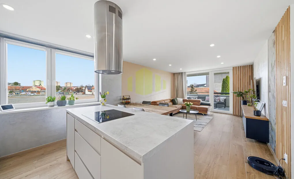 Prodej vybavené novostavby 3+kk SV 81,32m2 a lodžií 10,61m2 &ndash; Topolová, Olomouc - Slavonín