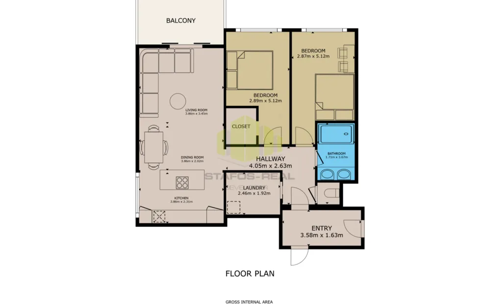 Prodej vybavené novostavby 3+kk SV 81,32m2 a lodžií 10,61m2 &ndash; Topolová, Olomouc - Slavonín
