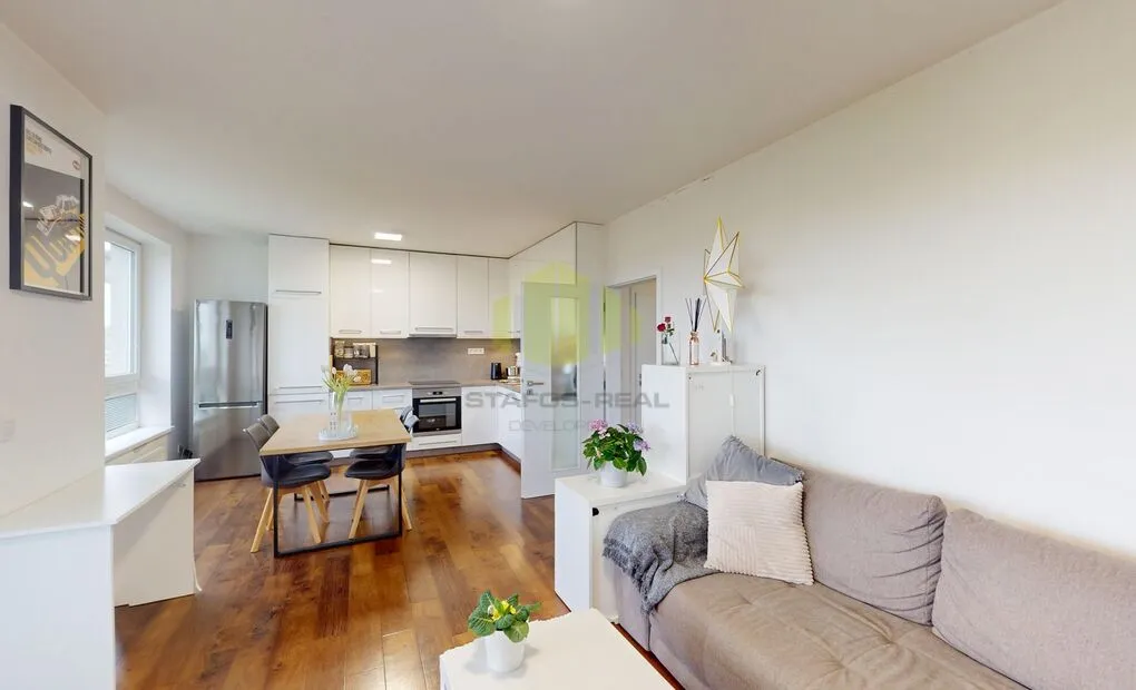 Pronájem exklusivního slunného bytu 3+kk 77,19m2 + 19,51 m2 terasa, Topolová, Olomouc - Slavonín