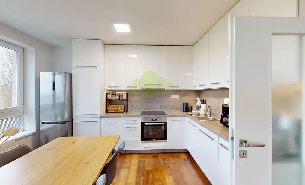 Pronájem exklusivního slunného bytu 3+kk 77,19m2 + 19,51 m2 terasa, Topolová, Olomouc - Slavonín