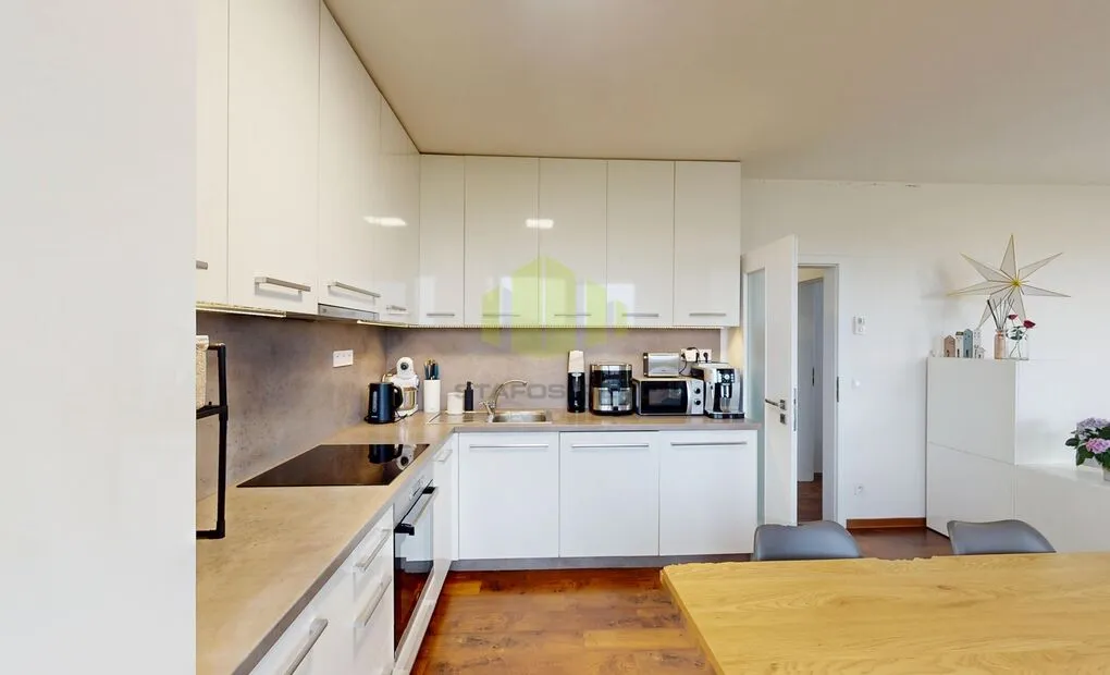 Pronájem exklusivního slunného bytu 3+kk 77,19m2 + 19,51 m2 terasa, Topolová, Olomouc - Slavonín