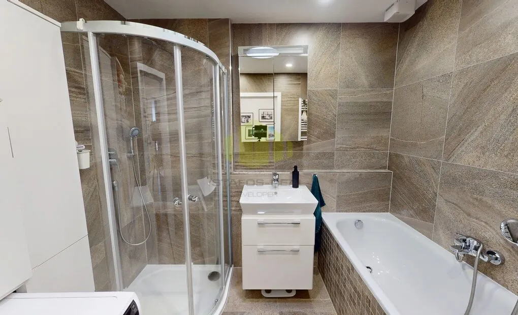 Pronájem exklusivního slunného bytu 3+kk 77,19m2 + 19,51 m2 terasa, Topolová, Olomouc - Slavonín