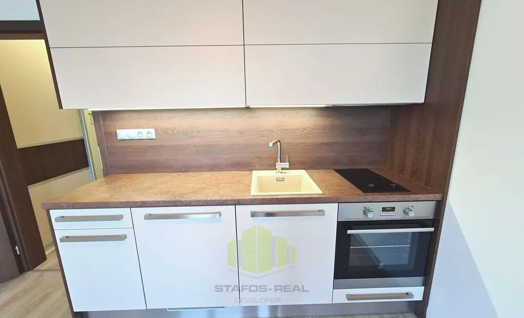 Pronájem novostavby bytu 1+kk 32,36m2 + balkon 8,90m2 v novostavbě, Tovární, Olomouc - Hodolany