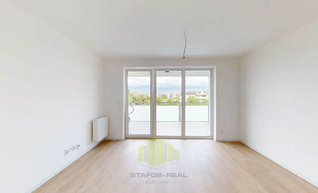 Pronájem nového bytu 2+kk, 55,5m2 + 11,4 m2 lodžie, Topolová, Olomouc - Slavonín