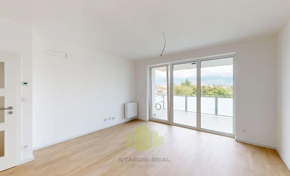 Pronájem nového bytu 2+kk, 55,5m2 + 11,4 m2 lodžie, Topolová, Olomouc - Slavonín