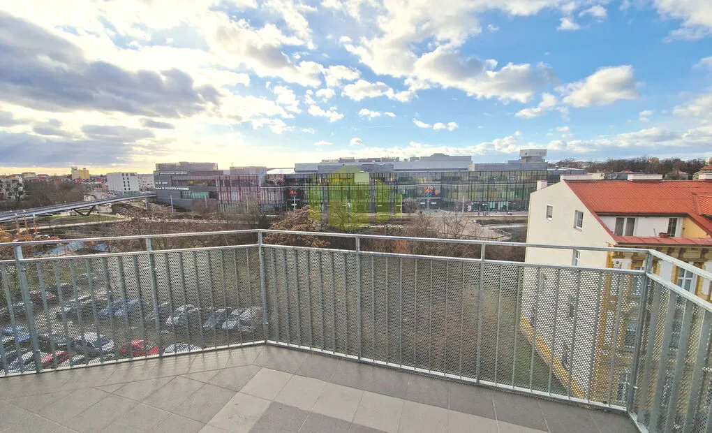 Pronájem luxusní novostavby bytu 3+kk 86m2 + balkon 9m2 v novostavbě, Šantova, Olomouc
