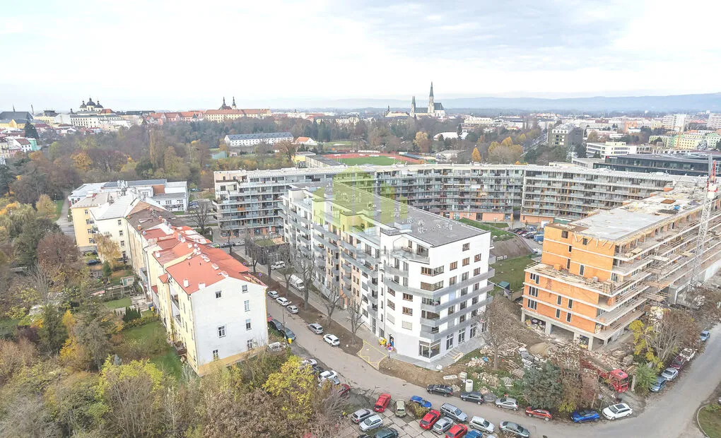 Pronájem luxusní novostavby bytu 3+kk 86m2 + balkon 9m2 v novostavbě, Šantova, Olomouc