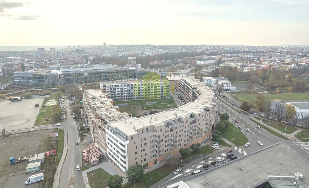 Pronájem luxusní novostavby bytu 3+kk 86m2 + balkon 9m2 v novostavbě, Šantova, Olomouc