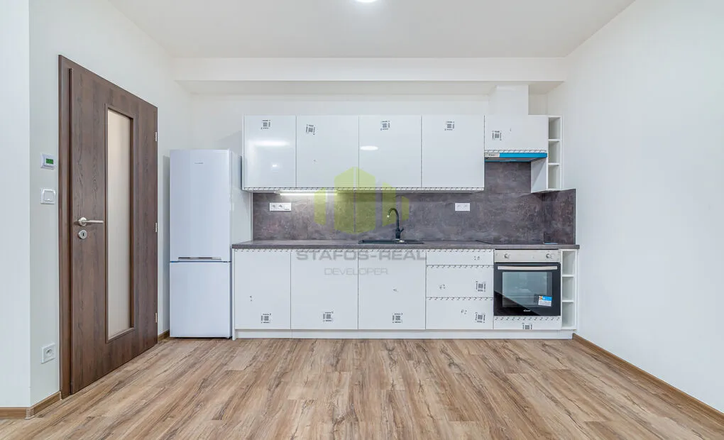 Pronájem novostavby bytu 2+kk 58,71 m2 + 9,48 m2 lodžie, Janského, Olomouc - Povel