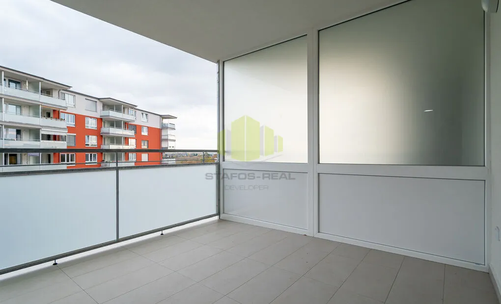 Pronájem novostavby bytu 2+kk 58,71 m2 + 9,48 m2 lodžie, Janského, Olomouc - Povel