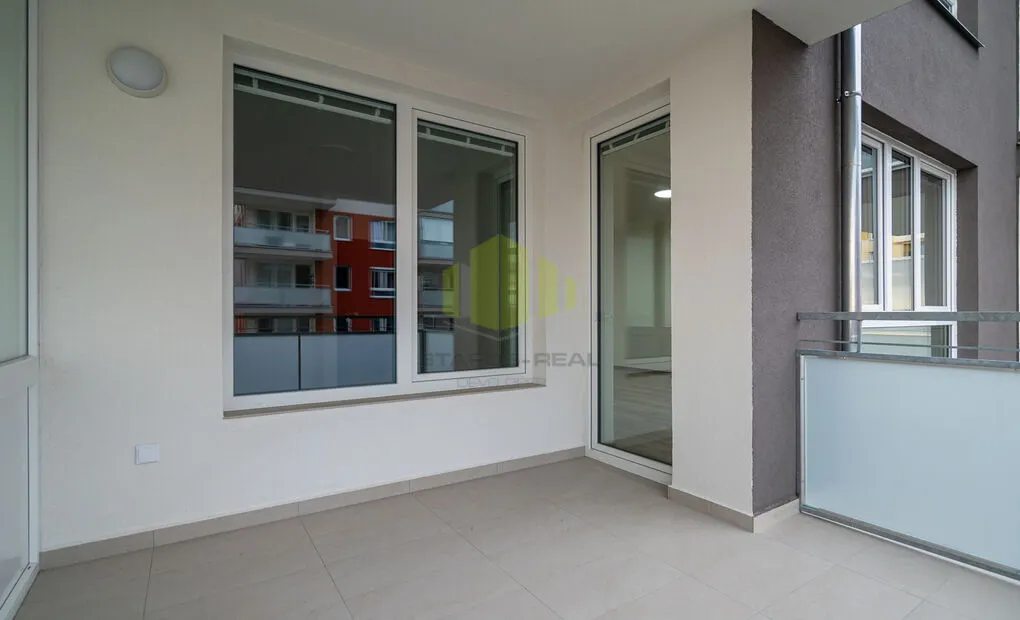 Pronájem novostavby bytu 2+kk 58,71 m2 + 9,48 m2 lodžie, Janského, Olomouc - Povel