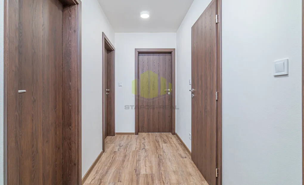 Pronájem novostavby bytu 2+kk 58,71 m2 + 9,48 m2 lodžie, Janského, Olomouc - Povel
