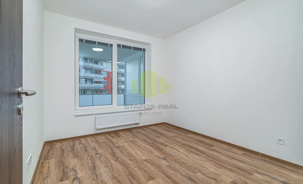 Pronájem novostavby bytu 2+kk 58,71 m2 + 9,48 m2 lodžie, Janského, Olomouc - Povel