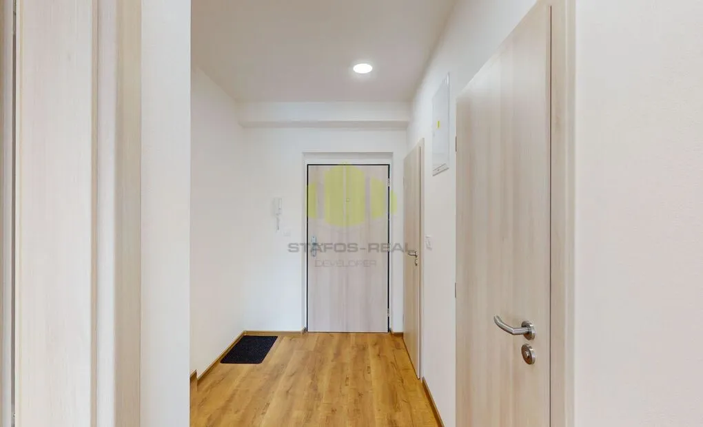 Pronájem novostavby bytu 2+kk 50,5 m2 + 9,48 m2 lodžie, Janského, Olomouc - Povel