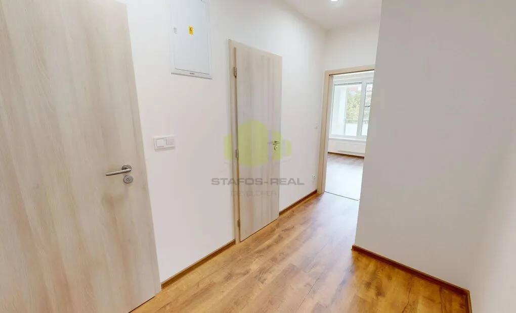 Pronájem novostavby bytu 2+kk 50,5 m2 + 9,48 m2 lodžie, Janského, Olomouc - Povel