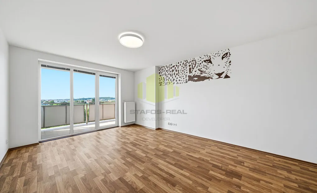 Prodej moderního bytu 2+kk 63,3 m2 + lodžie 16,39 m2 v novostavbě, Jeremiášova, Olomouc - Povel