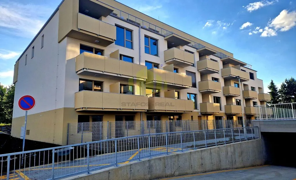 Pronájem moderního bytu 1+kk 32m2 + balkon 4,6m2 v novostavbě, Frištenského, Olomouc