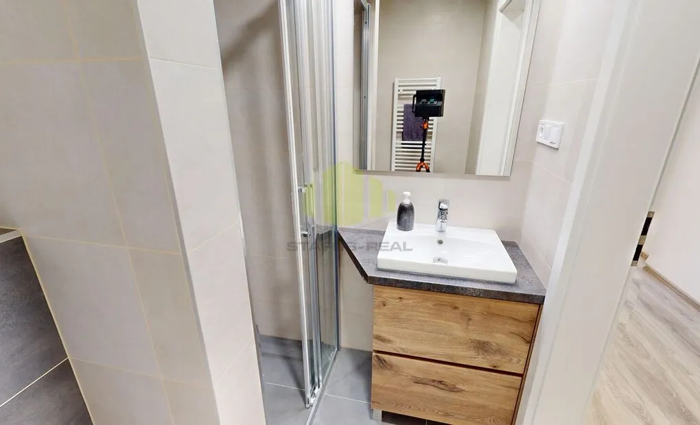 Pronájem moderního bytu 1+kk 32m2 + balkon 4,6m2 v novostavbě, Frištenského, Olomouc